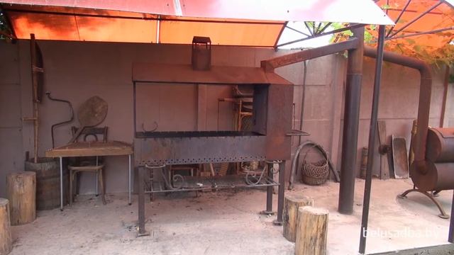 Усадьба Каменная горка - площадка для шашлыков, Усадьбы Беларуси смотреть онлайн