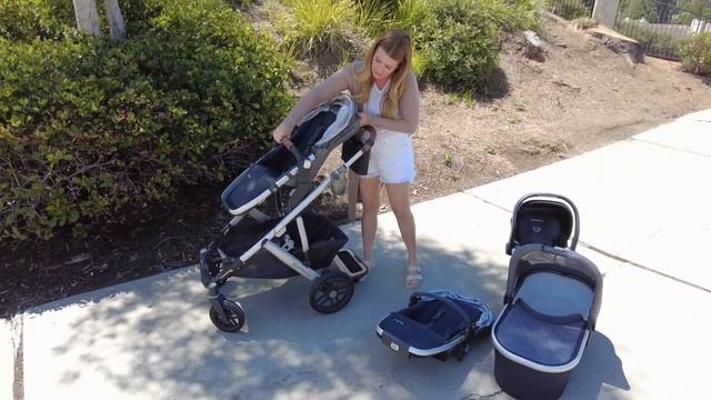 UPPPAbaby Vista V2 Stroller, Bassinet & Carseat Review and Tour: The Cadillac of Strollers! смотреть онлайн