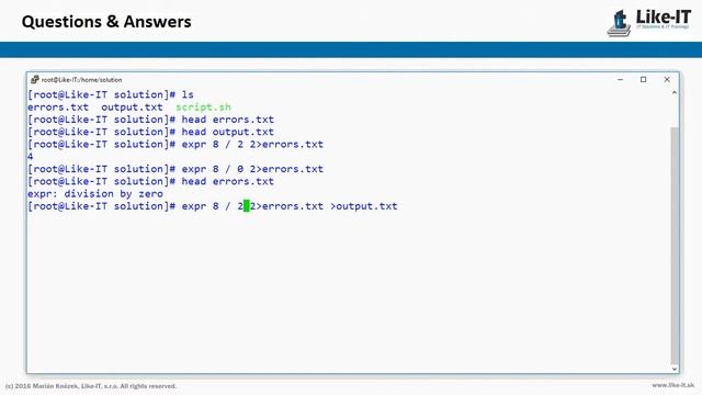 bash error output redirect смотреть онлайн