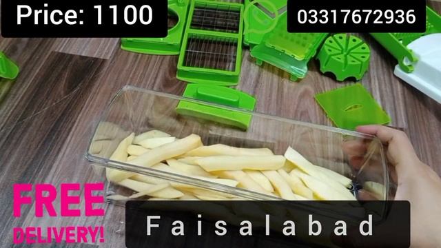 One step precision cutting | Genius Nicer Dicer plus | How To Use vegetable chopper смотреть онлайн