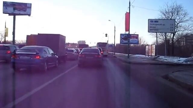 м. Тушинская - пл. Трикотажная 7 марта 2012, день смотреть онлайн