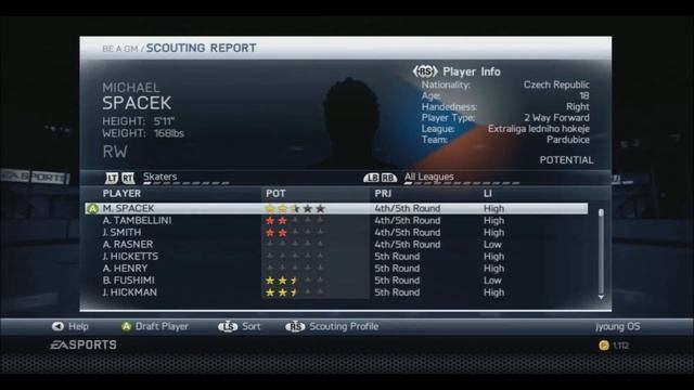 NHL 15 Xbox 360 Entry Draft Be A GM Season 1 смотреть онлайн