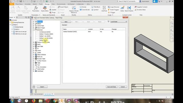#TutorialByRequest 006: Switching Dimension Unit Display from inch to mm [Autodesk Inventor Drawing смотреть онлайн