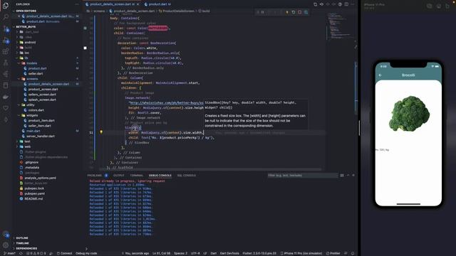 Flutter Shopping App Tutorial 34 - Adding Product Details Screen Design to Flutter UI (PART 4) смотреть онлайн