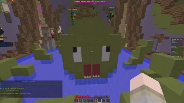Красивый Осьминог и Заброшенный Дом [BUILD BATTLE HYPIXEL] смотреть онлайн