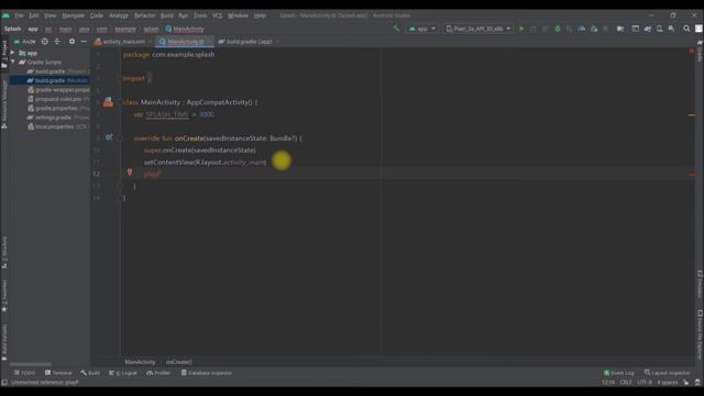 How to add splash screen / welcome screen in Android Studio Kotlin смотреть онлайн
