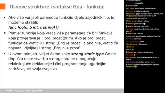 Programski jezik Go - FER 2020./2021. - Prvo predavanje смотреть онлайн