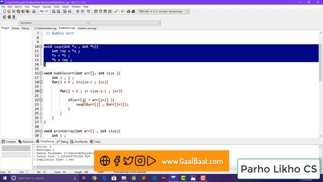 data structure Selection Sort class 5 Urdu/Hindi смотреть онлайн