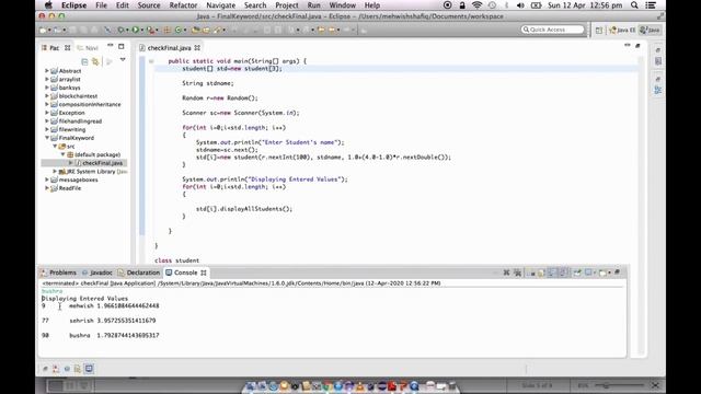 Final Keyword in JAVA | Final Method | Explained with Code | Object Oriented Programming (OOP) смотреть онлайн