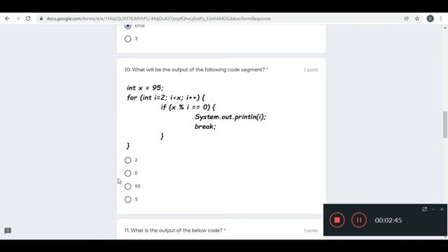 Core Java Programming Quiz | Top 20 solved java MCQs | Multi Level Java Quiz | Java Quiz Certificat смотреть онлайн