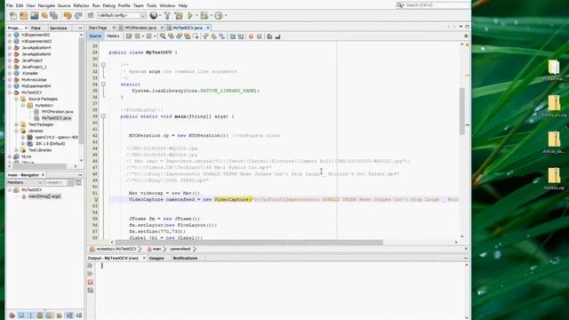 Face Detect From Video OpenCV+Java #CWK