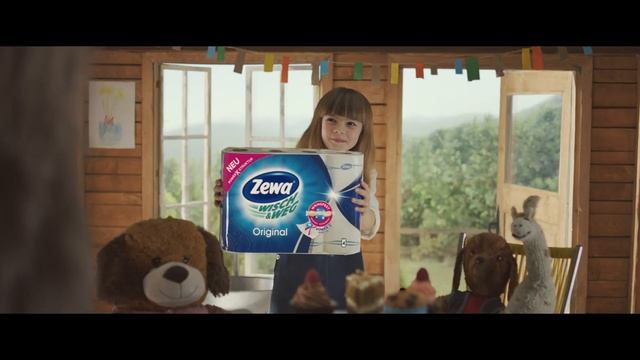 Zewa Wisch&Weg mit einzigartiger Power-X™ Struktur - Teeparty - TV Werbung смотреть онлайн