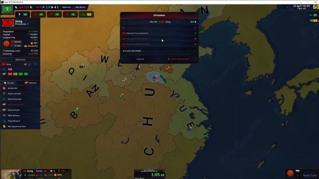 WR Age Of Civilization 2 Warring State Period Conquer China Yes 2:12.10 смотреть онлайн