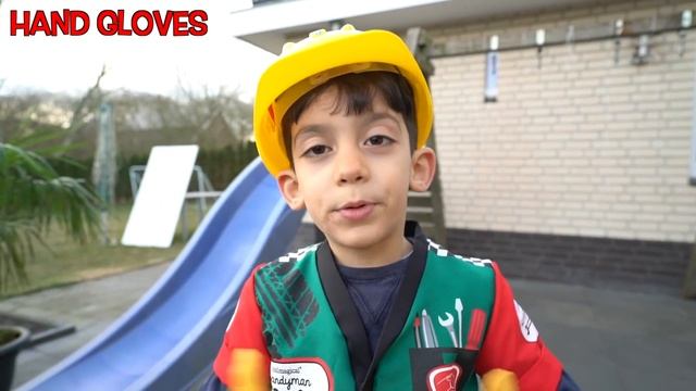 Learn Tools Names with Handyman Toys for Kids смотреть онлайн