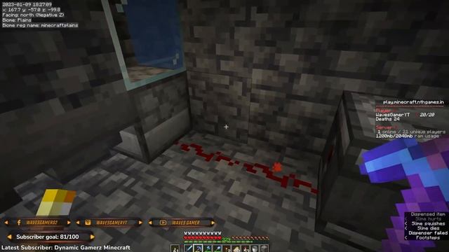 Minecraft Infinity SMP | WavesgamerYT | Live Streaming