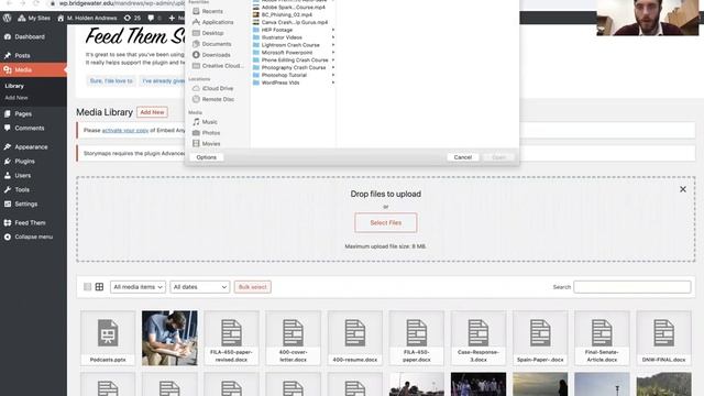 How to Upload Media to your WordPress Library смотреть онлайн