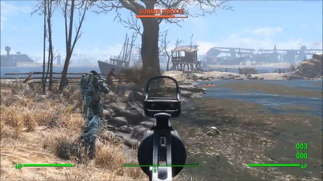 Fallout 4 Defending the Castle from a huge Gunner Attack 1080p60fps смотреть онлайн