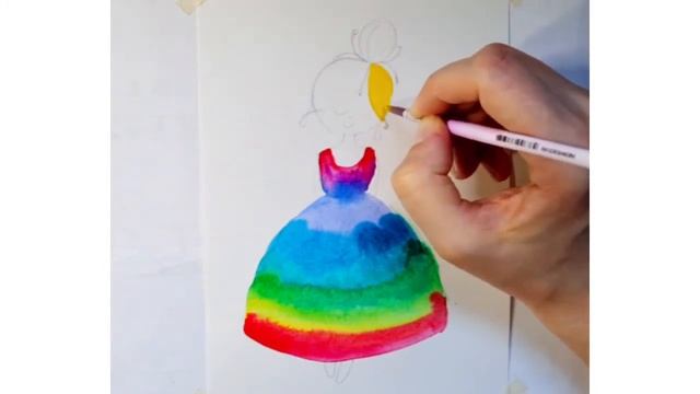 КАК НАРИСОВАТЬ ДЕВОЧКУ СУПЕР ЛЕГКО. Как нарисовать ПРИНЦЕССУ. Как нарисовать ДЕВУШКУ. Рисую БАЛЕРИН