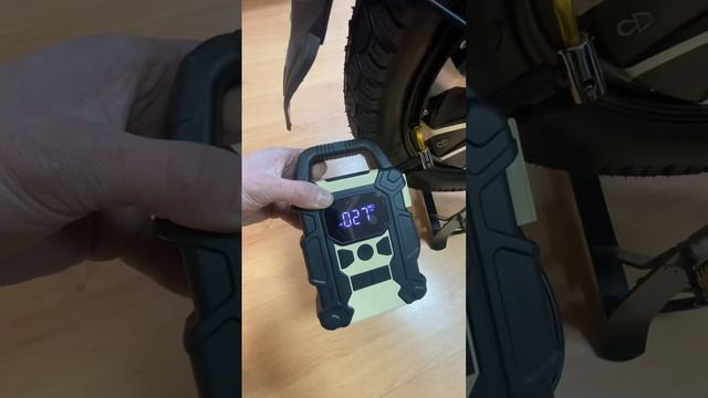 Мощные портативные насосы для подкачки шин. До 3.5 Бар. АКБ 7500mAh смотреть онлайн