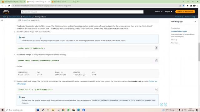 Create ECR from Docker file part1 смотреть онлайн