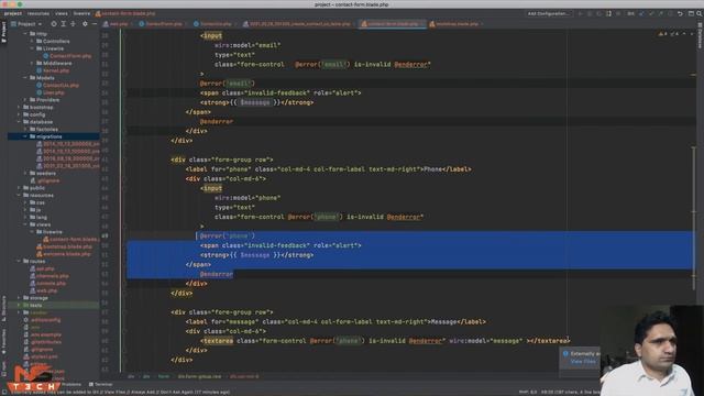Laravel Livewire Contact Us Form in Urdu/ Hindi смотреть онлайн