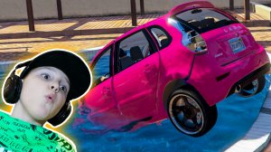 ЗАЕХАЛИ в Бассейн на ЛАДА ГРАНТА Хэтчбэк в GTA 5