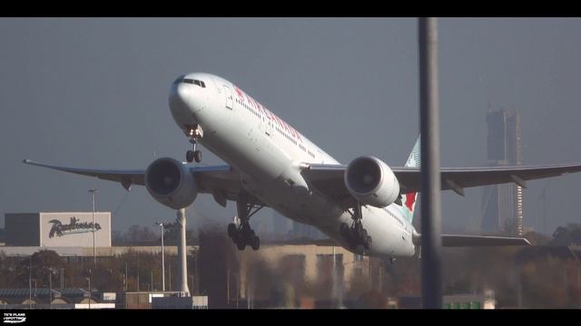 15 MINS of LONDON HEATHROW 2021 Plane Spotting | Take offs and Landings! смотреть онлайн