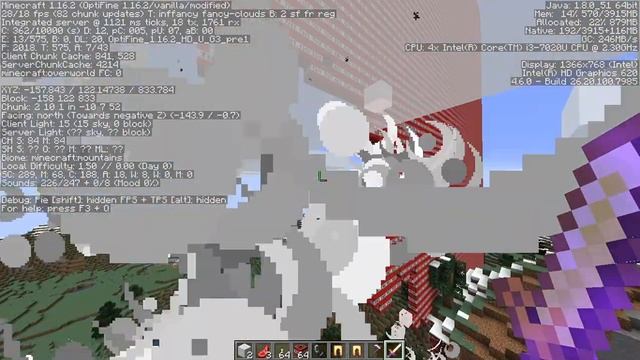 Minecraft Java on Intel HD 620 смотреть онлайн