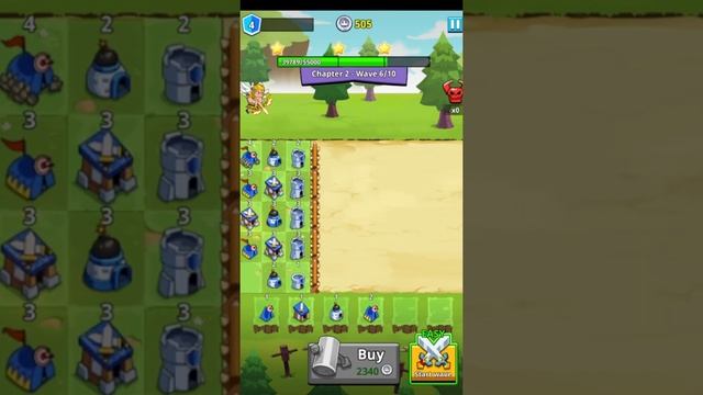 Save The Kingdom: Merge Towers - Walkthrough Gameplay #2 смотреть онлайн