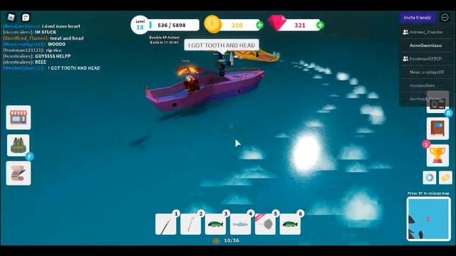 Roblox Fishing Simulator | Moby Wood just eat us and instead.. of.. we are in moby's nose смотреть онлайн