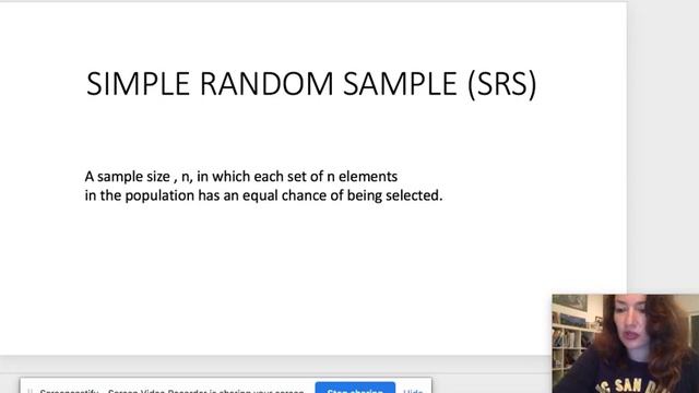 Simple Random Sample Using Technology смотреть онлайн