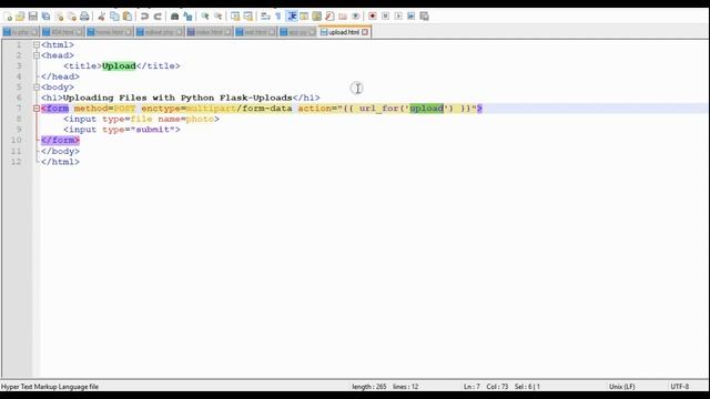 Uploading Files with Python Flask-Uploads смотреть онлайн