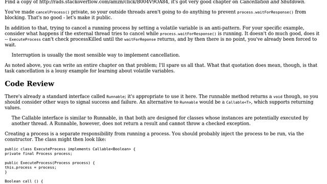 Using synchronized blocks and volatile variables to ask a Java thread to terminate gracefully смотреть онлайн
