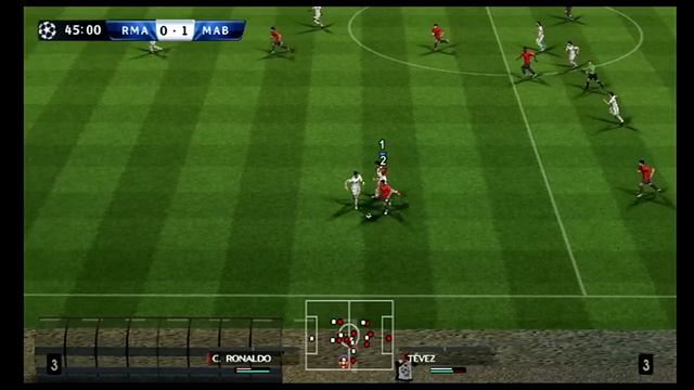 Real Madrid - Manchester City (Pes 2013 wii gameplay) HD смотреть онлайн