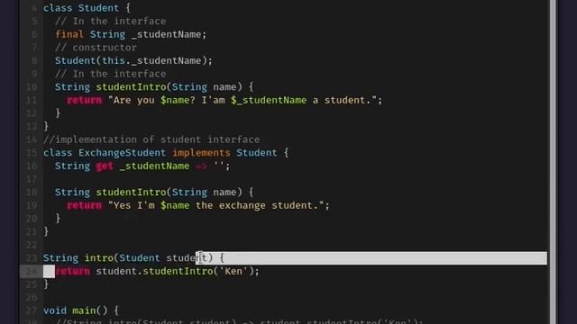 12 - Quick: Interface in Dart смотреть онлайн
