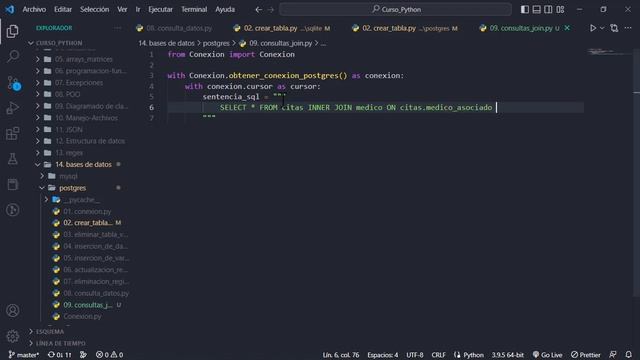 129. Curso Python || Bases de Datos || Consultas multi-tabla desde PostgreSQL, MySQL y SQLite смотреть онлайн
