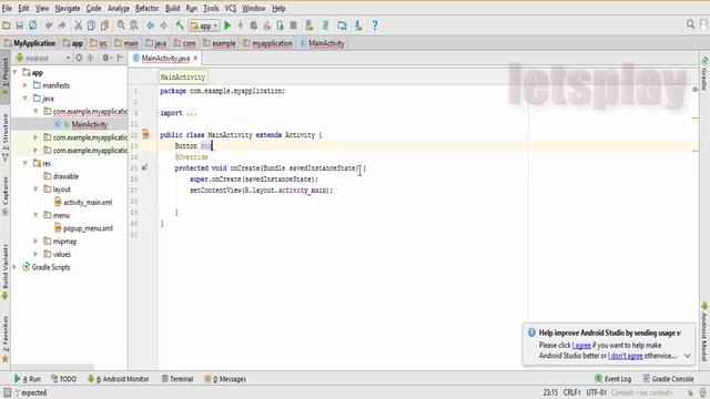 Video #26 - Android Tutorial - Android Popup Menu Example смотреть онлайн