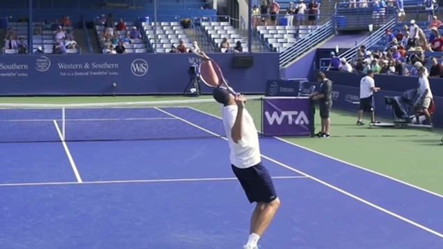 Hit A Perfect Slice Serve (Tennis Technique Explained) смотреть онлайн
