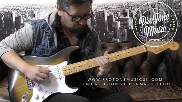 Fender Custom Shop 1954 50th Anniversary Masterbuilt Dennis Galuszka Stratocaster смотреть онлайн
