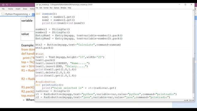 Python Programming - 31 - Convert Python app to Executable file | More on tkinter Widgets in Tamil смотреть онлайн