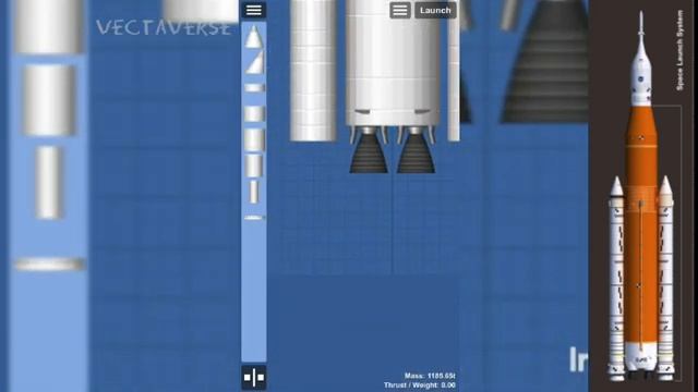 Building The NASA SLS Rocket In SpaceFlight Simulator 1.5 AND Fly To The Moon смотреть онлайн