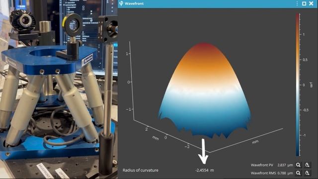 Optical alignment using a Shack-Hartmann wavefront sensor & a Hexapod | HASO SWIR LIFT 160 and PUN смотреть онлайн