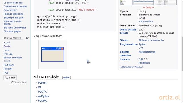Python Curso V2: 389 Introducción a PyQt - Binding Librería Qt para el Lenguaje Programación Python смотреть онлайн