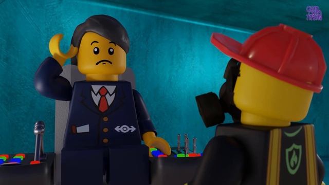 Thief Train Accident Will Happen - Lego Police Thief Race - Choo choo train kids videos смотреть онлайн