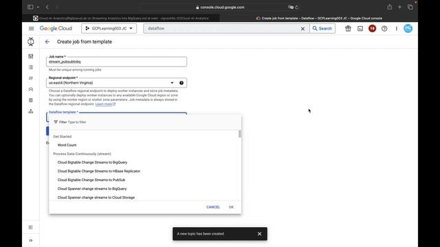 Real time - Streaming Data from PubSub to BigQuery Using Dataflow in GCP смотреть онлайн