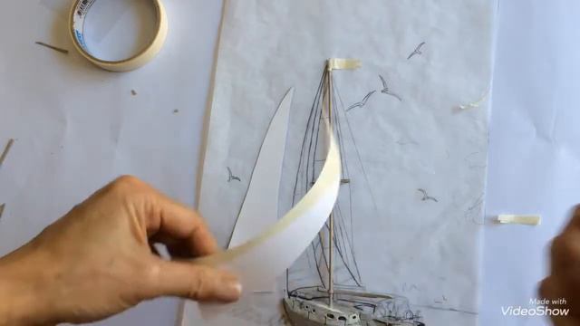 🎨 Diorama Rölyef 3D Yelkenli Yapımı смотреть онлайн
