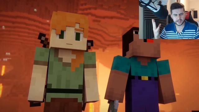 REACTING TO ANIMATION LIFE 3 THE FINAL CHAPTER MINECRAFT MOVIE! Minecraft Animations! смотреть онлайн