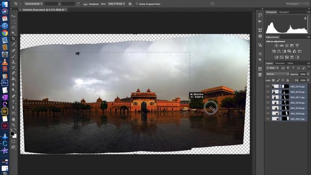 How to stitch perfect Panorama in Photoshop? смотреть онлайн