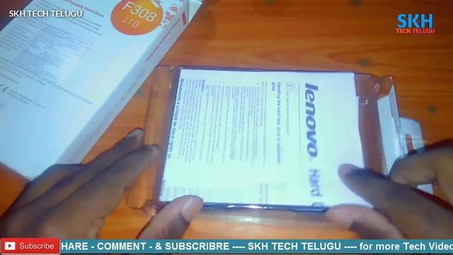 LENOVO F308 1TB External Hard Disk | Unboxing & Review in Telugu | HDD With Demo смотреть онлайн