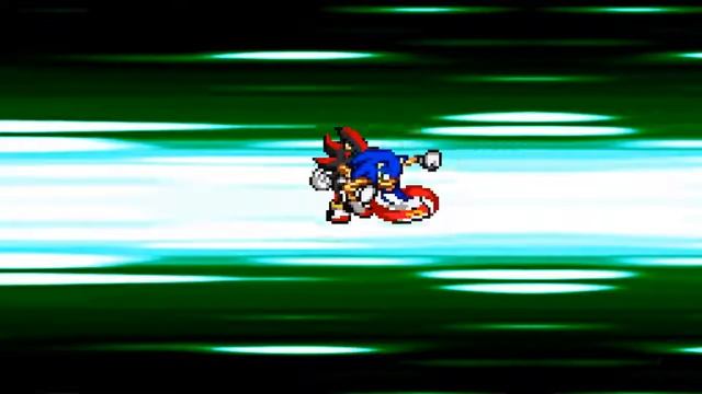 Sonic VS Shadow ● Sprite Animation (перезалив)